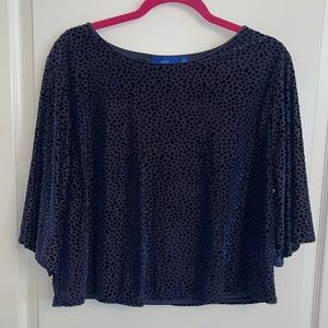 APT.9 Blouse Navy Blue Size M